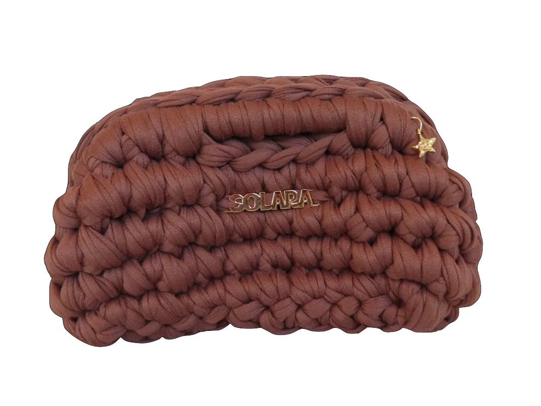 SOLARA CLUTCH  - COCOA