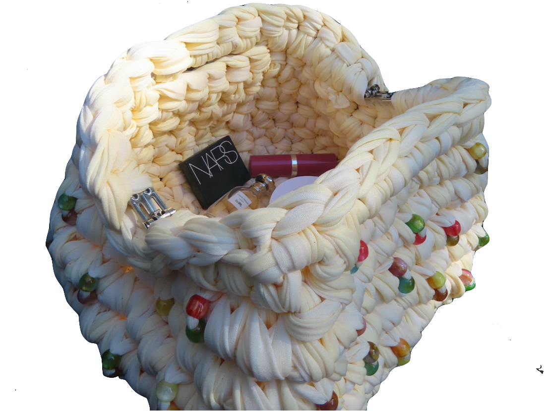 SOLARA CLUTCH - BUTTER/OFF WHITE